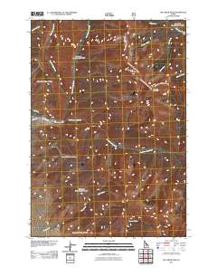 Big Creek Peak 2011 topographic map thumbnail
