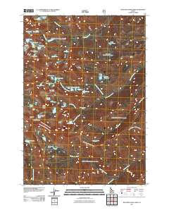 Boulder Chain Lakes 2011 topographic map thumbnail