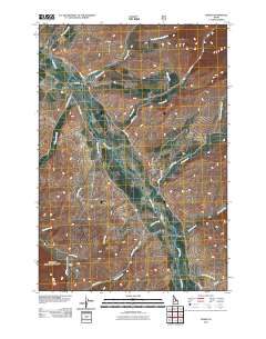 Baker 2011 topographic map thumbnail