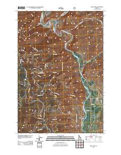 Bird Creek 2011 topographic map thumbnail