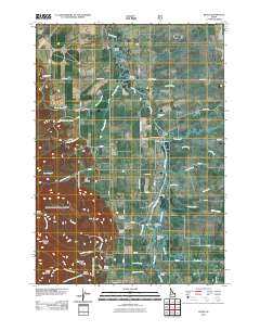 Bates 2011 topographic map thumbnail