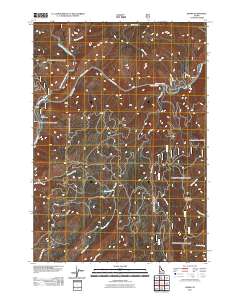 Banks 2011 topographic map thumbnail