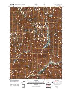 Barber Flat 2011 topographic map thumbnail
