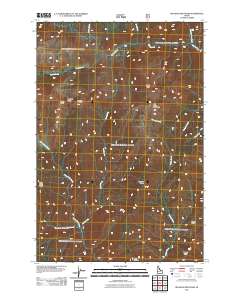 Big Rock Mountain 2011 topographic map thumbnail