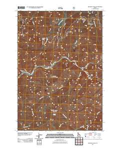 Bighorn Crags 2011 topographic map thumbnail
