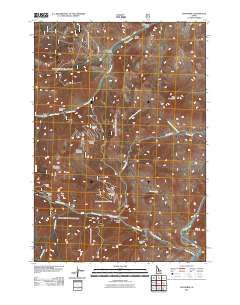 Bayhorse 2011 topographic map thumbnail