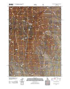 Black Pine Peak 2011 topographic map thumbnail