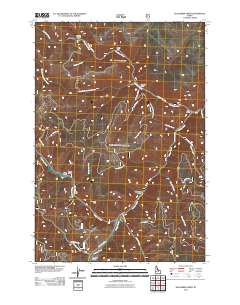 Blackbird Creek 2011 topographic map thumbnail