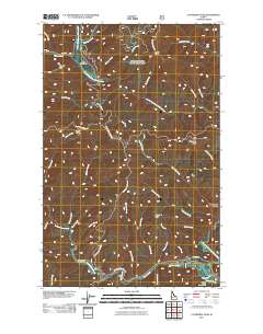 Cathedral Peak 2011 topographic map thumbnail