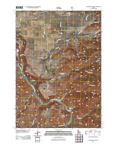Cathedral Rocks 2011 topographic map thumbnail