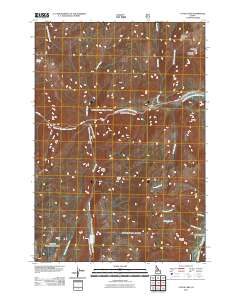 Caton Lake 2011 topographic map thumbnail