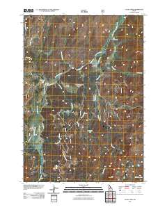 Cache Creek 2011 topographic map thumbnail
