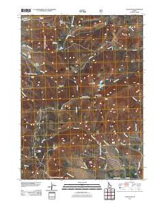 Cache Peak 2011 topographic map thumbnail