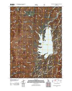 Deadwood Reservoir 2011 topographic map thumbnail