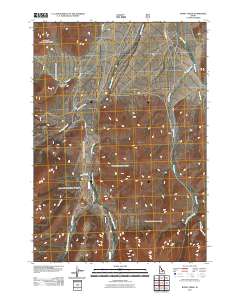 Burnt Creek 2011 topographic map thumbnail