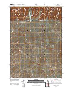 Gardner Lake 2011 topographic map thumbnail