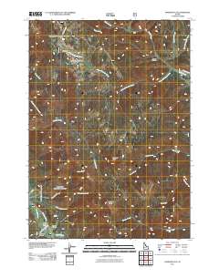 Diamond Flat 2011 topographic map thumbnail