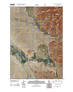 Donkey Hills NW 2011 topographic map thumbnail