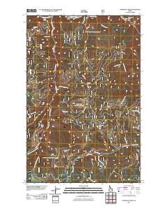 Fishhook Creek 2011 topographic map thumbnail