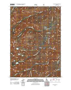 Fitsum Peak 2011 topographic map thumbnail