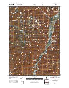 Featherville 2011 topographic map thumbnail