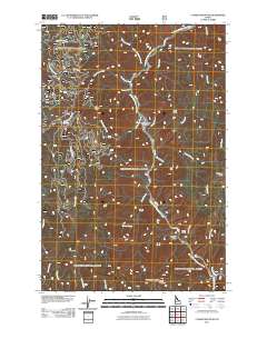 Clarke Mountain 2011 topographic map thumbnail