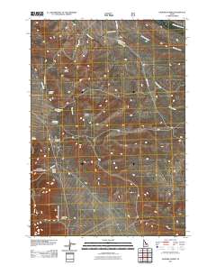 Gilmore Summit 2011 topographic map thumbnail