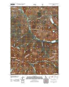 Jeanette Mountain 2011 topographic map thumbnail