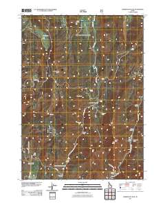 Harrington Peak 2011 topographic map thumbnail