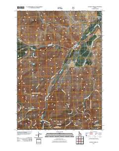 Hayden Creek 2011 topographic map thumbnail