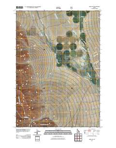 Howe NW 2011 topographic map thumbnail