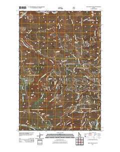 Hoyt Mountain 2011 topographic map thumbnail