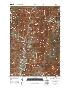 Goldbug Ridge 2011 topographic map thumbnail