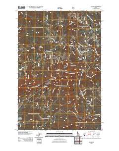 Golden 2011 topographic map thumbnail