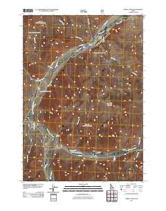 Harry Canyon 2011 topographic map thumbnail