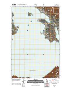 Hope 2011 topographic map thumbnail