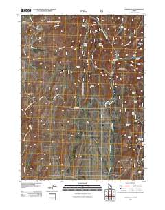 Hopper Gulch 2011 topographic map thumbnail