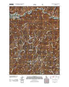 Grouse Butte 2011 topographic map thumbnail