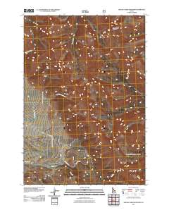 Grouse Creek Mountain 2011 topographic map thumbnail