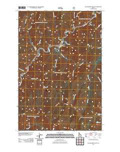Huckleberry Butte 2011 topographic map thumbnail
