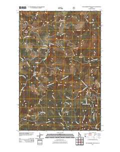 Huckleberry Mountain 2011 topographic map thumbnail