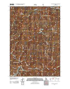 East Basin Creek 2011 topographic map thumbnail