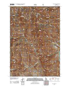Hat Creek 2011 topographic map thumbnail