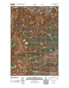 Grave Peak 2011 topographic map thumbnail