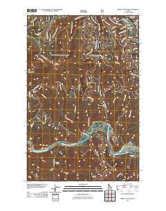Grizzly Mountain 2011 topographic map thumbnail
