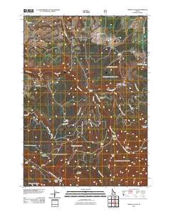 Hawley Gulch 2011 topographic map thumbnail