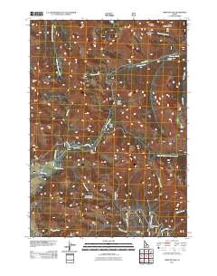 Horton Peak 2011 topographic map thumbnail