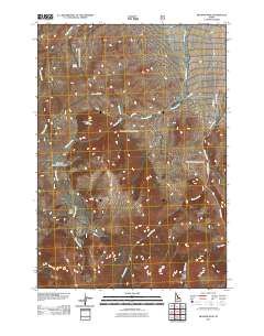Meadow Peak 2011 topographic map thumbnail