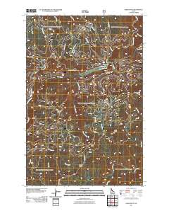 Larch Butte 2011 topographic map thumbnail