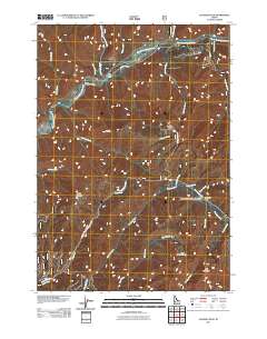 Jackson Peak 2011 topographic map thumbnail